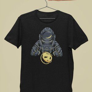 ASTRONAUT TEE SHIRT - Black Tshirt